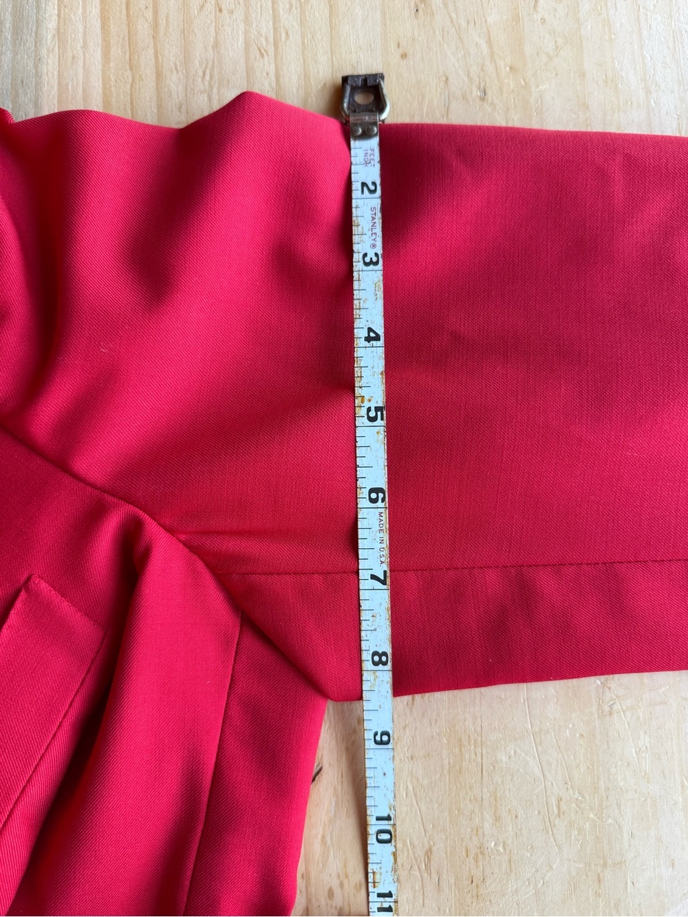 Vintage Burberrys’ Red Double-Breasted Women's Blazer Jacket - Picture 10 of 12